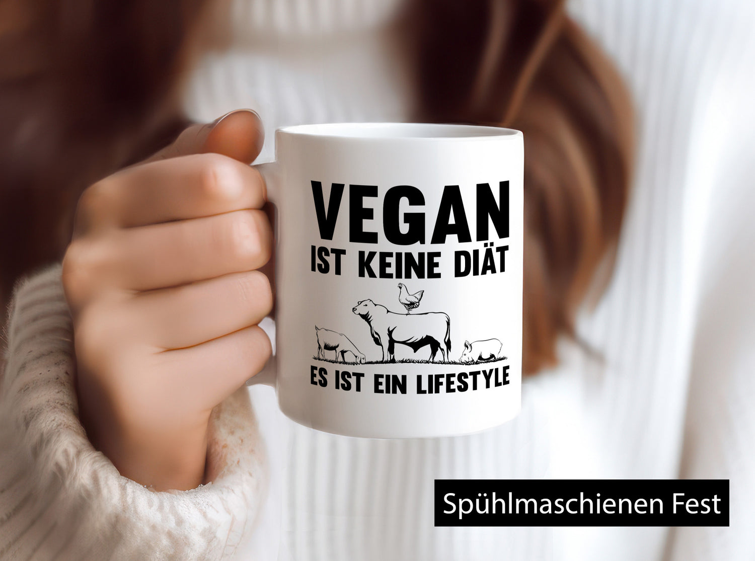 Vegan ist keine Diät es ein Lifestyle | Veganer Humor Geschenkidee Tasse