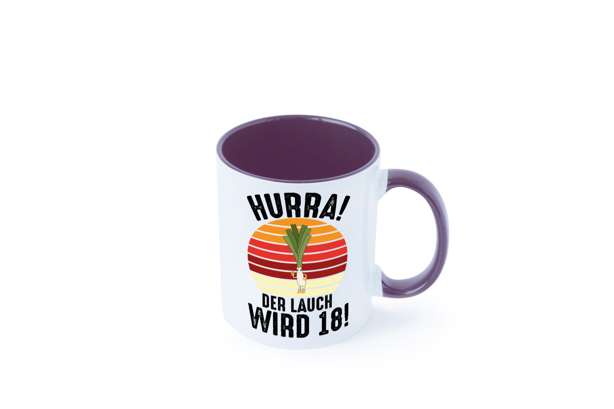 Hurra der lauch wird 18 | 18. Geburtstag Ehrentag lustiger Spruch Geschenk