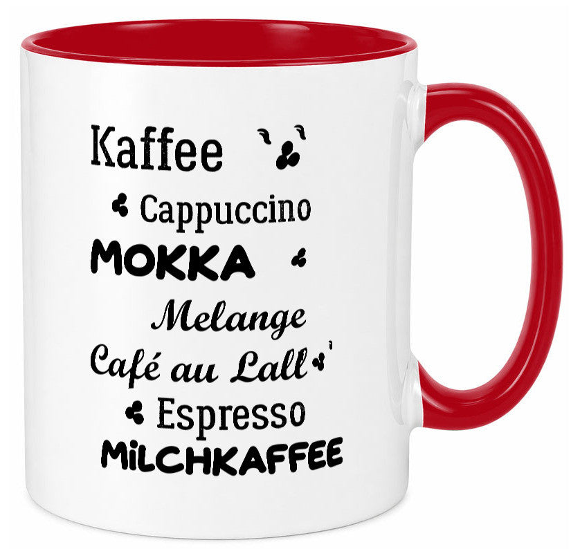 Kaffee | Milchkaffee Cappuccino Geschenk Humor Geschenkidee lustiger Spruch Tasse