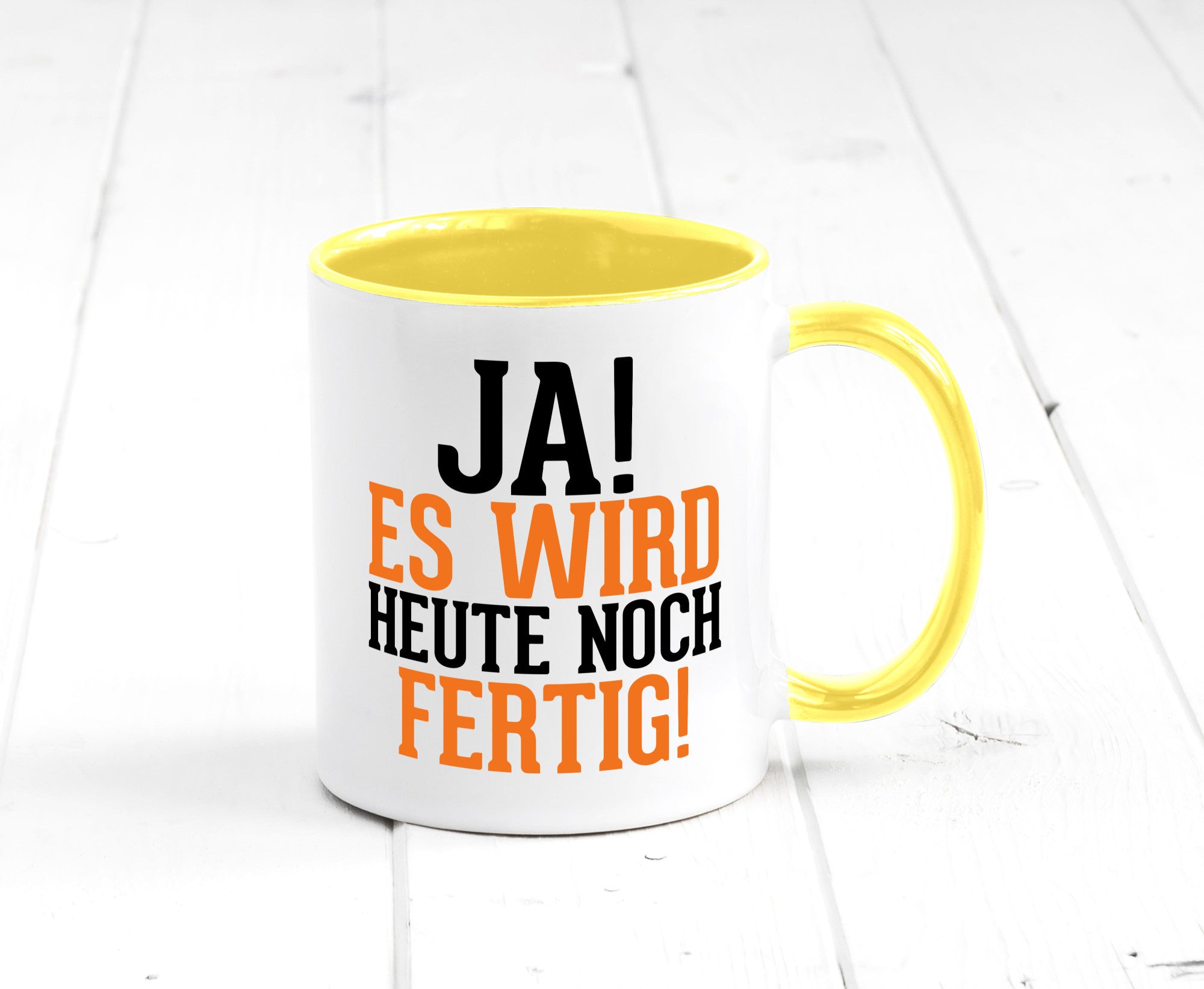 Ja es wird heute noch fertig | Arbeit Kollegen Werkstatt Humor Büro