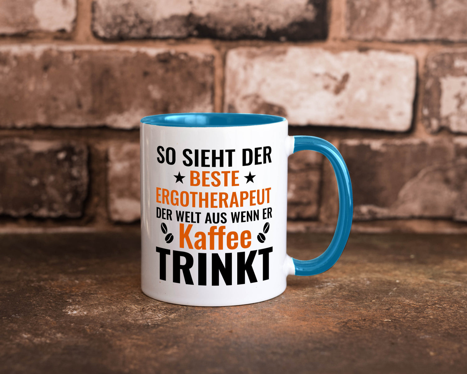 Kaffee trinkt: Ergotherapeut | Ergotherapie lustig Humor Geschenkidee Geschenk