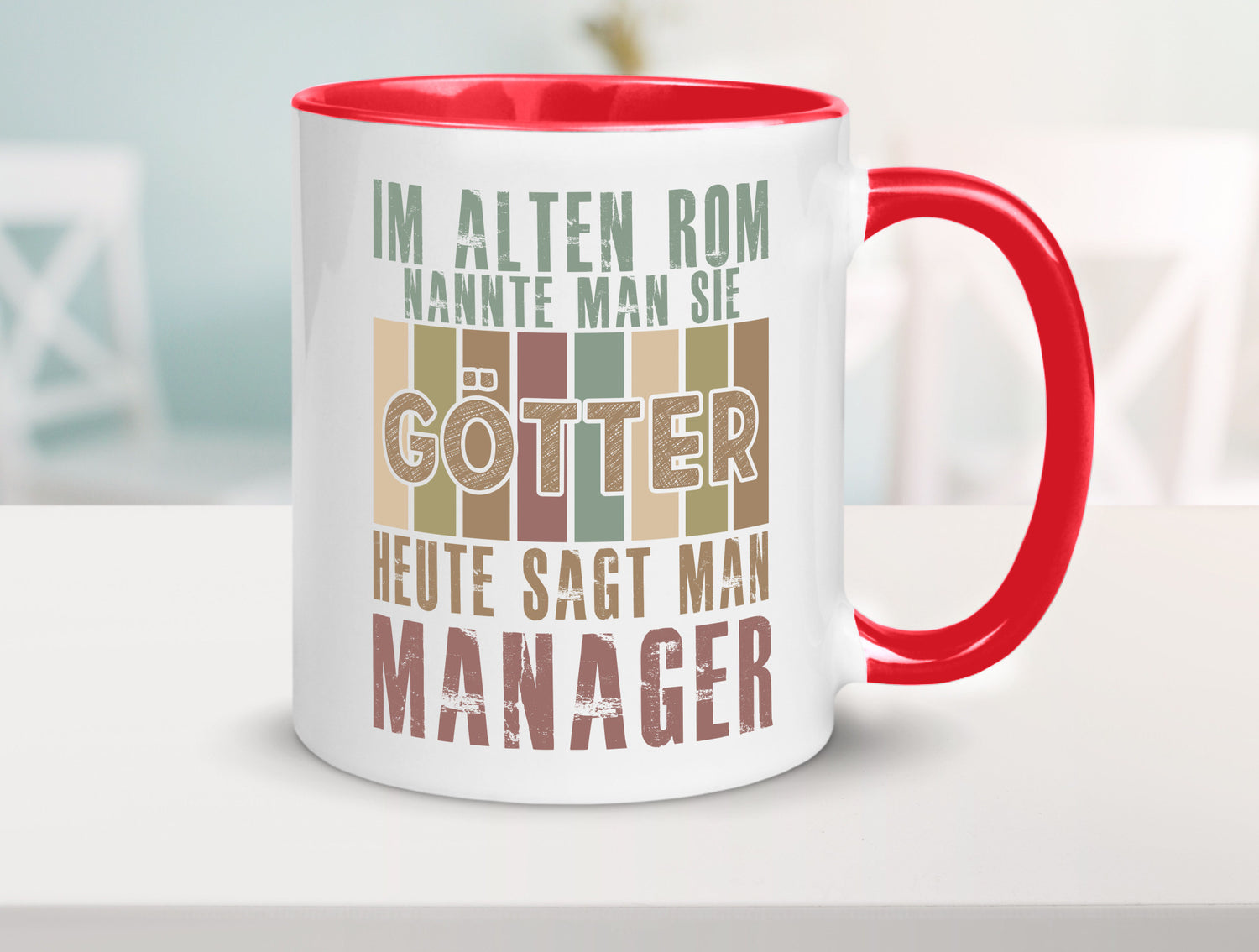 Heute sagt man: Manager | Management Humor Geschenkidee Tasse