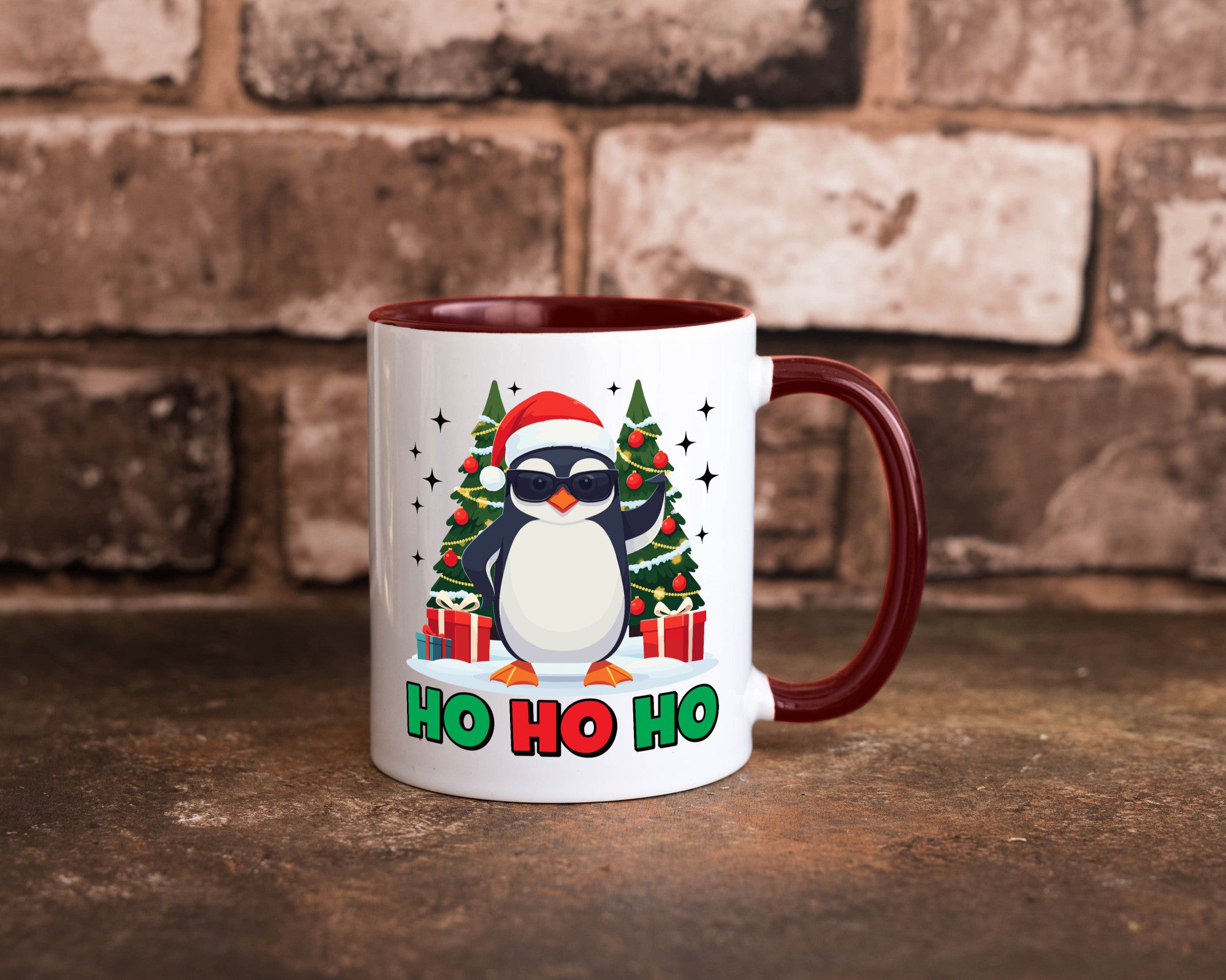 Ho | Weihnachts Pinguine Weihnachten lustig Humor Geschenkidee Geschenk Tasse
