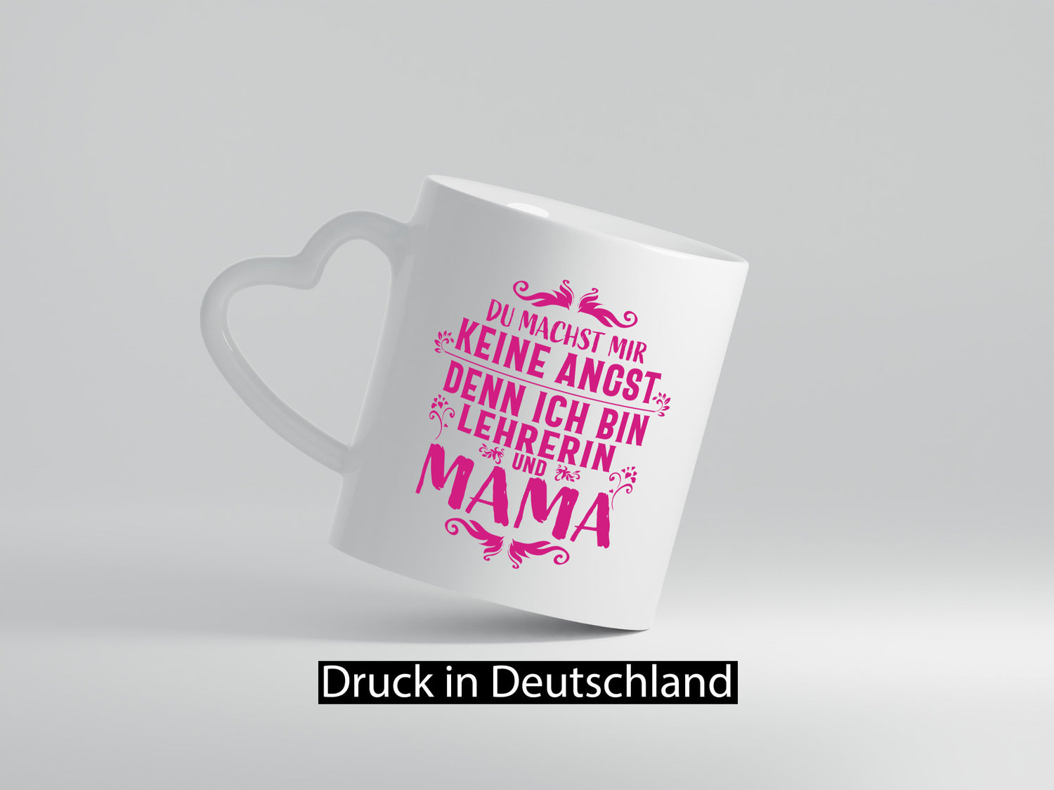 Lehrerin und Mama, keine Angst | Blümchen Herzchen lustig Familie Geschenkidee
