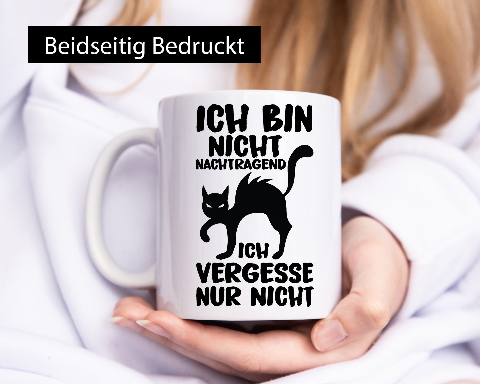 Ich vergesse nur nicht | Nachtragend böse Katze Comic Geschenk Tierliebhaber