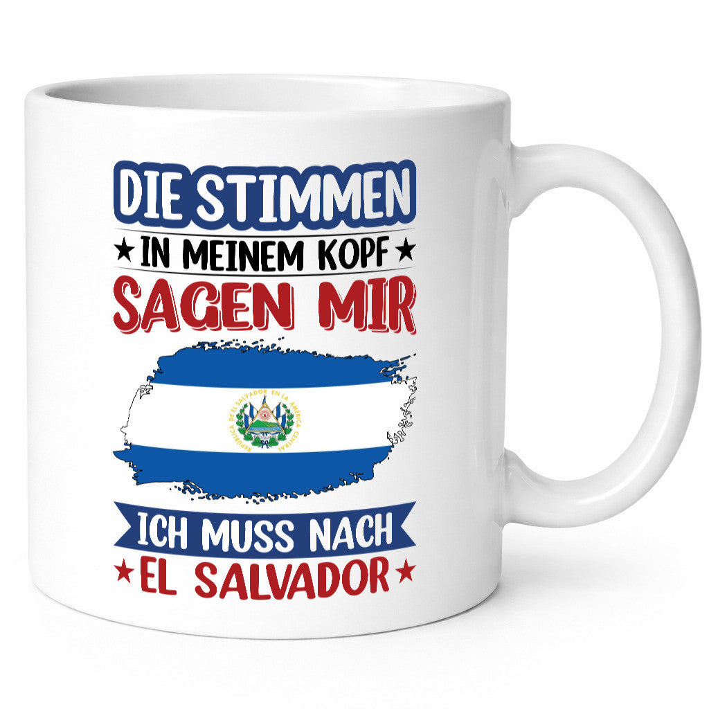 El Salvador | Urlaub Stimmen in meinem Kopf Traumland lustiger Spruch Geschenk