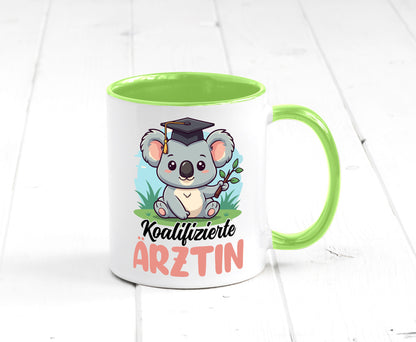 Koalifizierte Ärztin | Medizin Doktorin Fachärztin Geschenkidee Humor Tasse