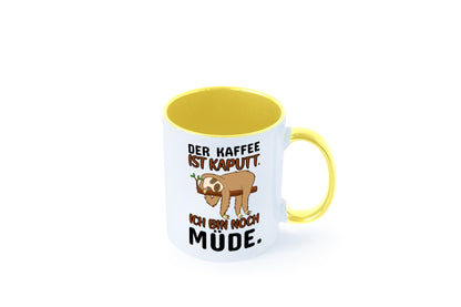 Der Kaffee ist kaputt v2 Geschenk Humor Geschenkidee lustiger Spruch Tasse
