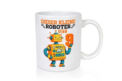 9. Geburtstag | 9 Jahre Roboter Junge lustig Geschenkidee Geschenk Tasse
