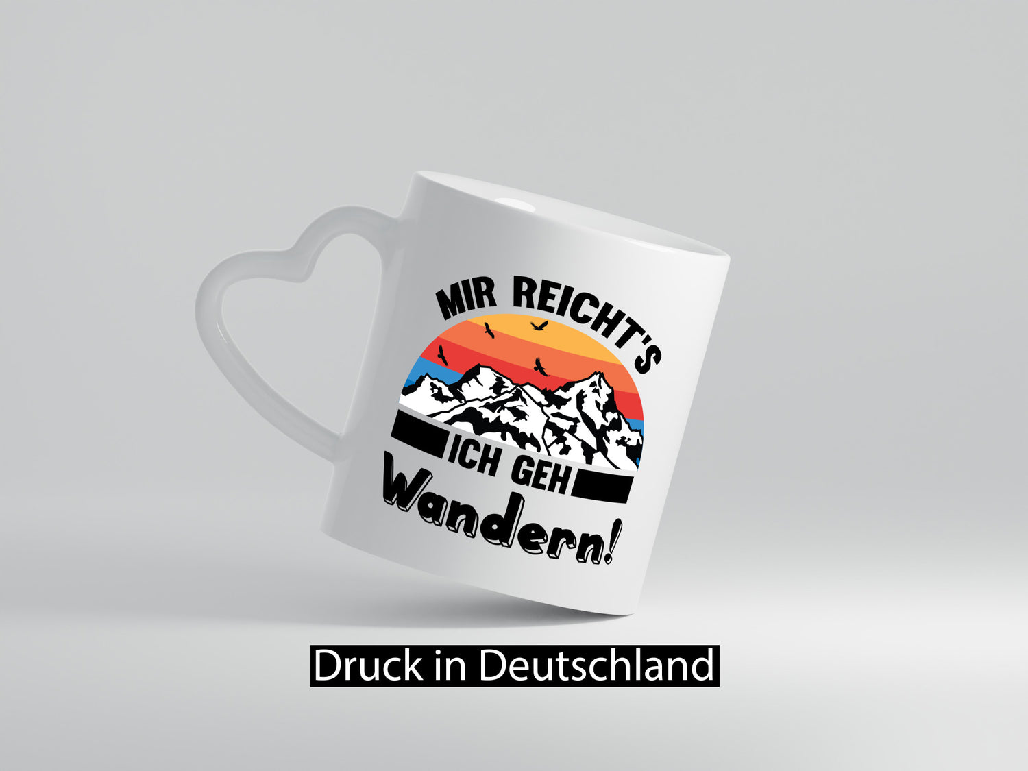 Mir reichts ich geh Wandern | Berge Laufen Natur Humor Geschenkidee Tasse
