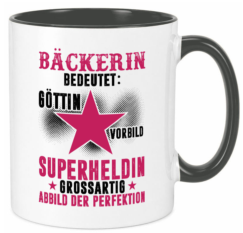 Bedeutung von Bäckerin | Bäckerei Frauen Backen lustig Humor Geschenkidee Tasse