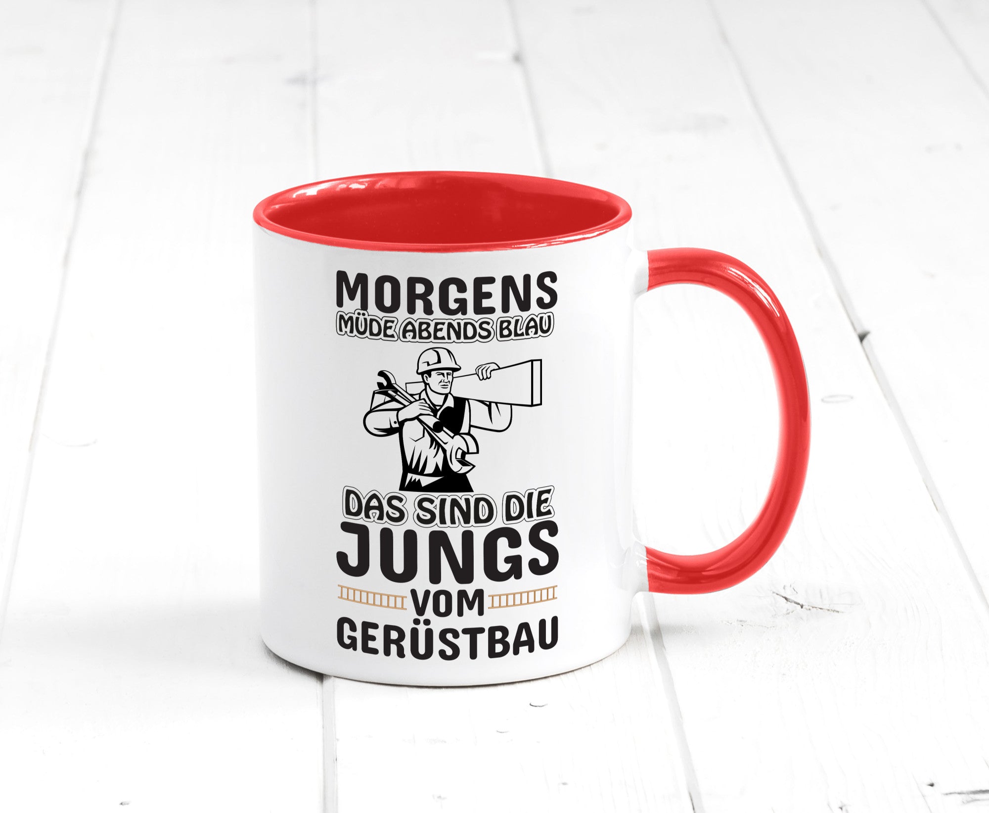 Jungs vom Gerüstbau | Gerüstbauer Tasse Baustelle Geschenk Humor Geschenkidee
