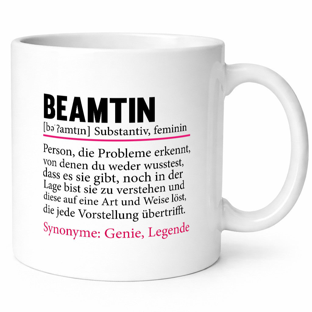 Beamtin | Beruf Verbeamtung öffentlicher Dienst Geschenk Arbeit Kollegen Büro