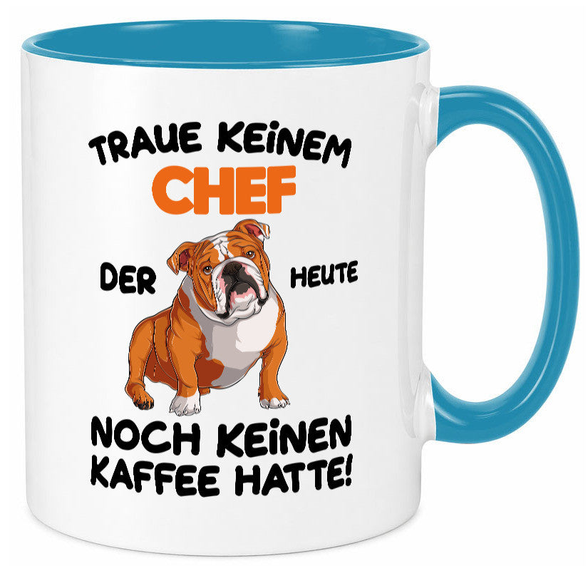 Traue keinem Chef lustiger Spruch Geschenk Arbeit Kollegen Büro Tasse