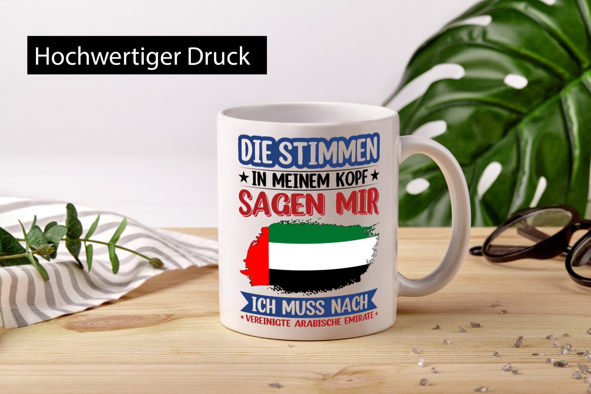Vereinigte Arabische Emirate | Urlaub Stimmen im Kopf v2 Geschenk Humor