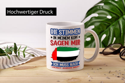 Vereinigte Arabische Emirate | Urlaub Stimmen im Kopf v2 Geschenk Humor