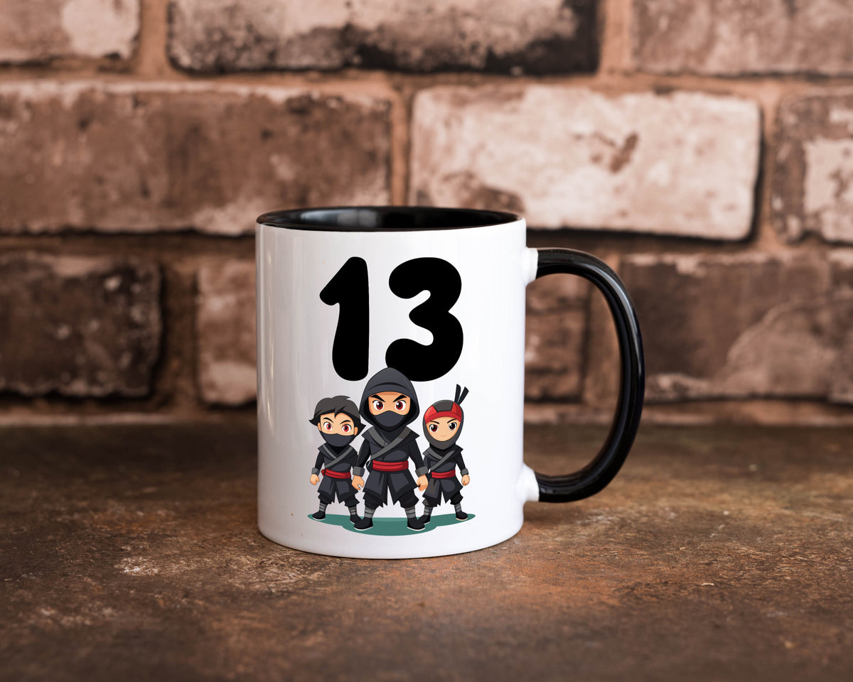 13. Geburtstag | 13 Jahre Ninja Geschenk Geschenkidee lustiger Spruch Tasse