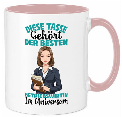 Im Universum: Betriebswirtin | Betriebswirtschaft Geschenk Humor Geschenkidee Tasse