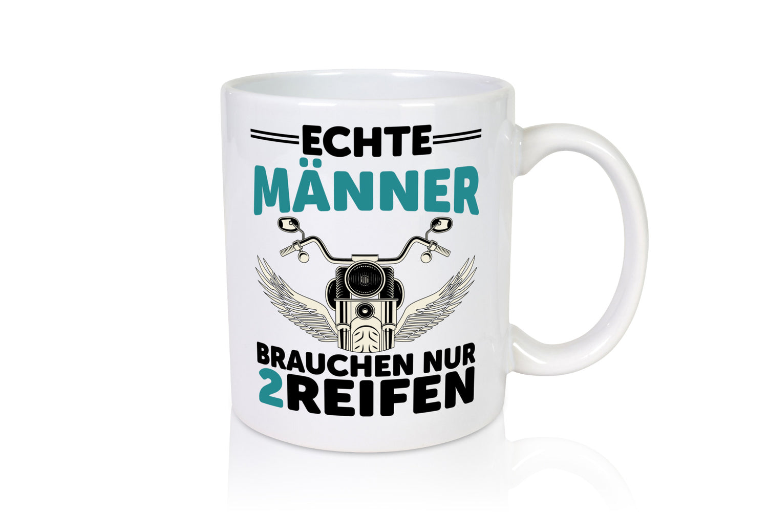Echte Männer | Motorrad Tasse Motorradfahrer Biker lustiger Spruch Geschenk