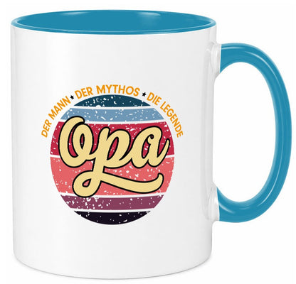 Die Legende Opa | Großvater Spruch Enkelkinder Geschenk Familie Geschenkidee Tasse