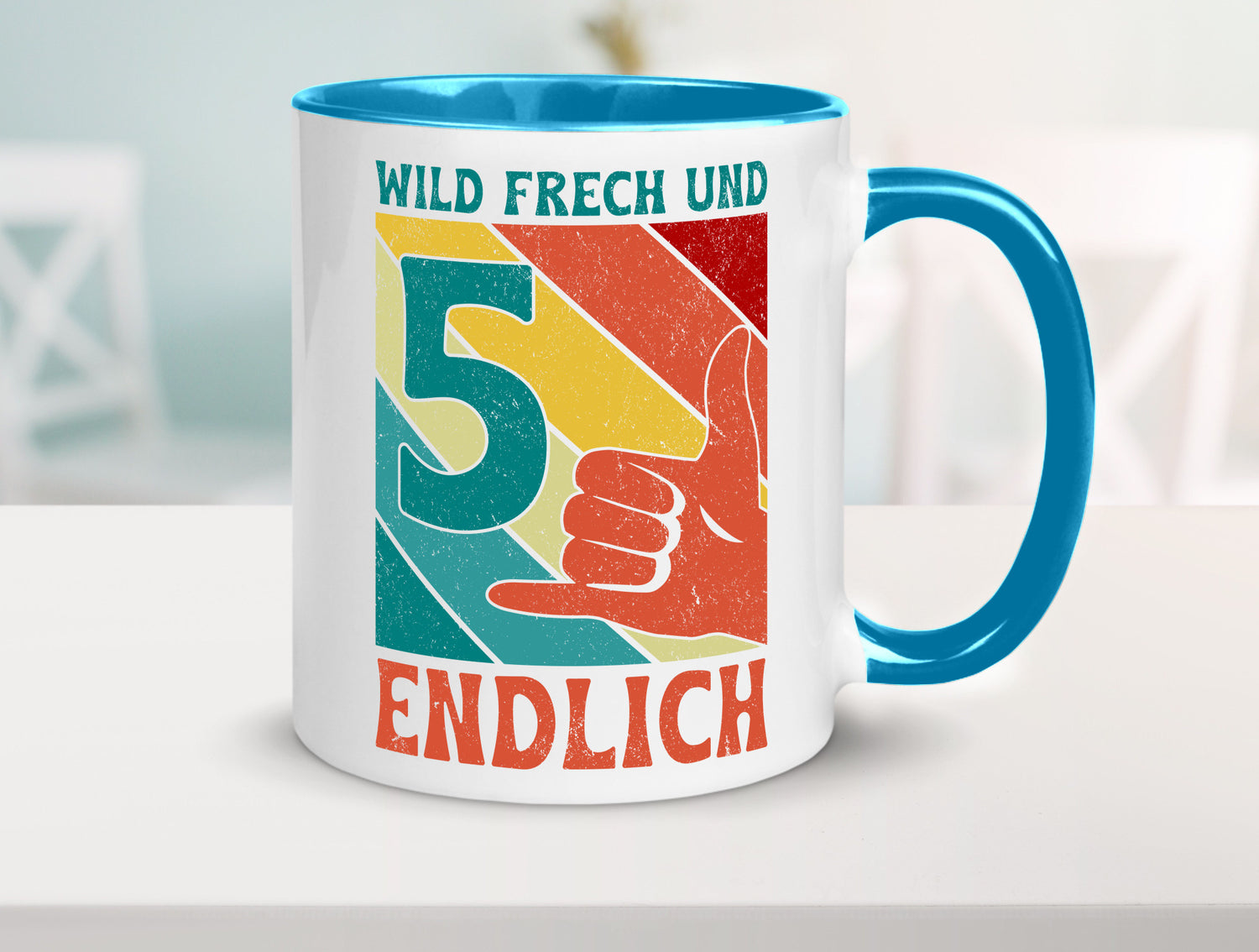 5. Geburtstag | 5 Jahre Wild und Frech Geschenk Geschenkidee lustiger Spruch