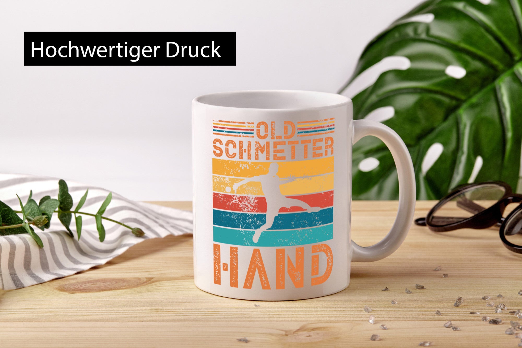 Old Schmetter Hand | Tennis Spieler Sport v2 Geschenkidee Humor Tasse