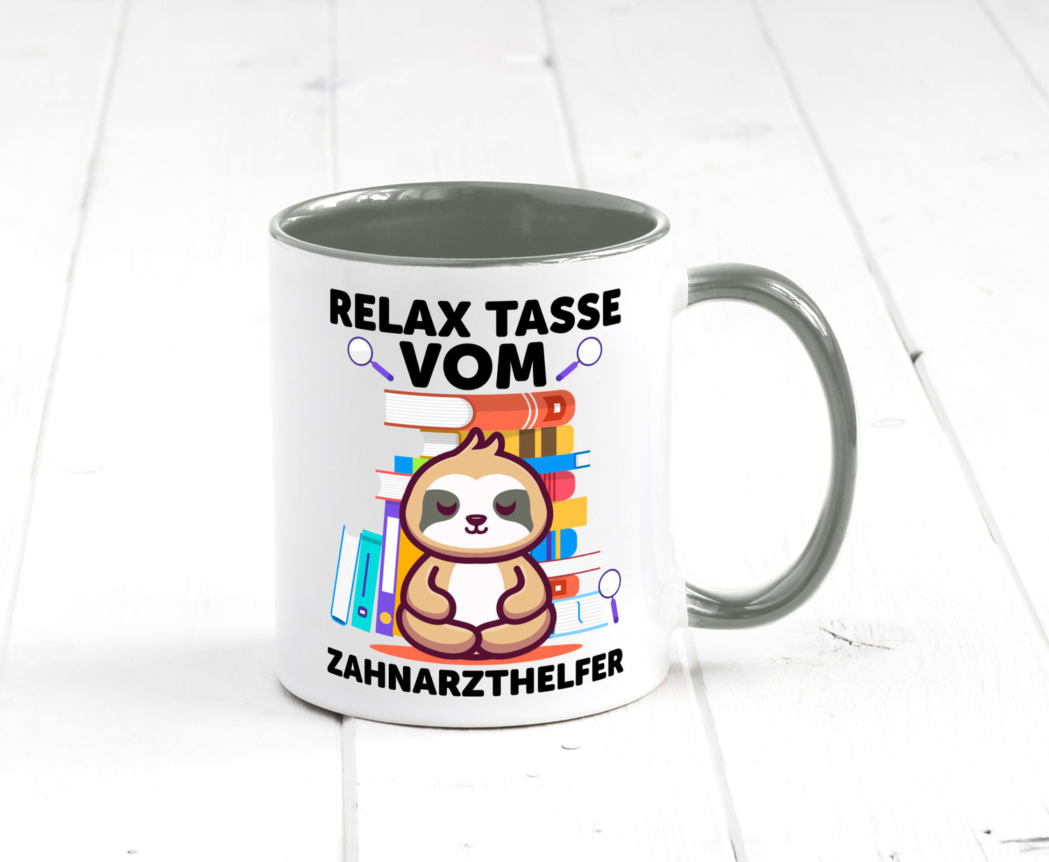 Relax Tasse: Zahnarzthelfer | Zahnmedizin lustig Humor Geschenkidee Geschenk