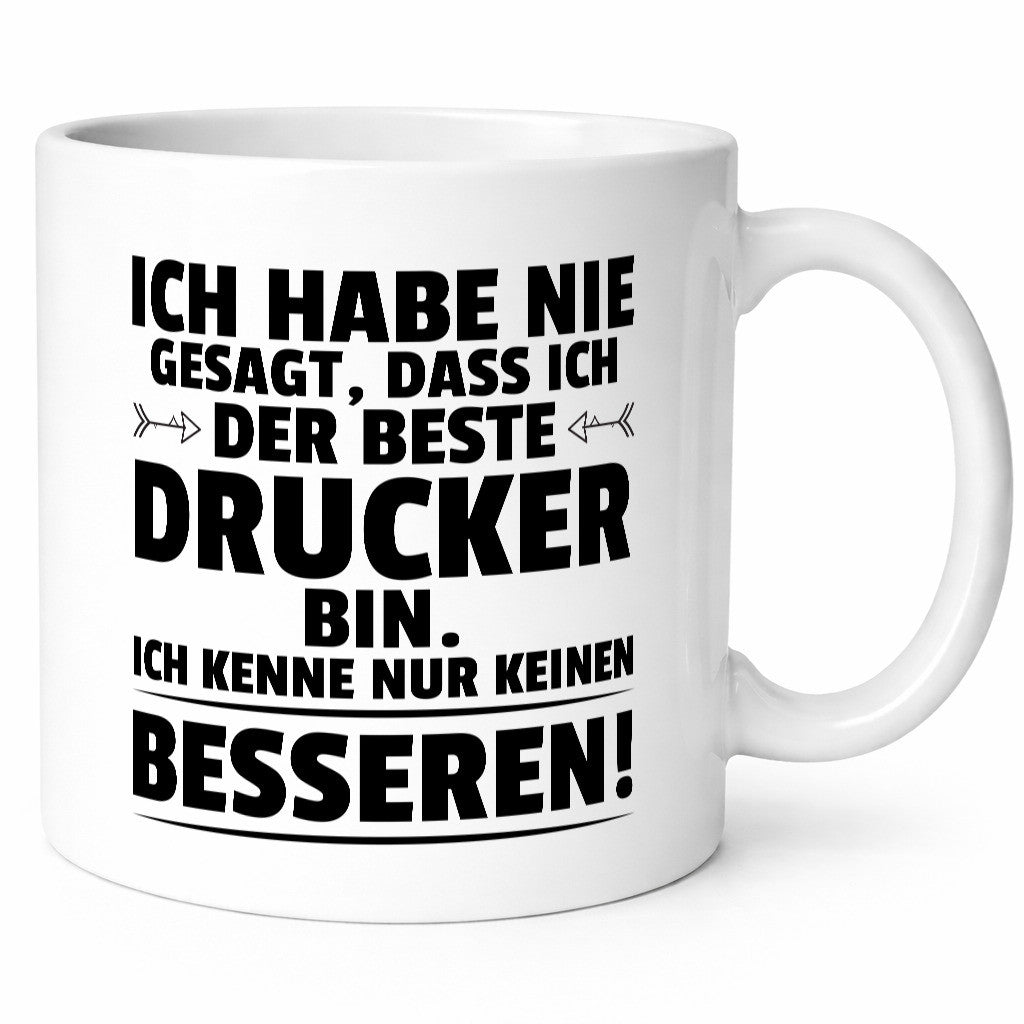 Der Beste Drucker | Druckerei Print Medien Geschenkidee Humor Tasse