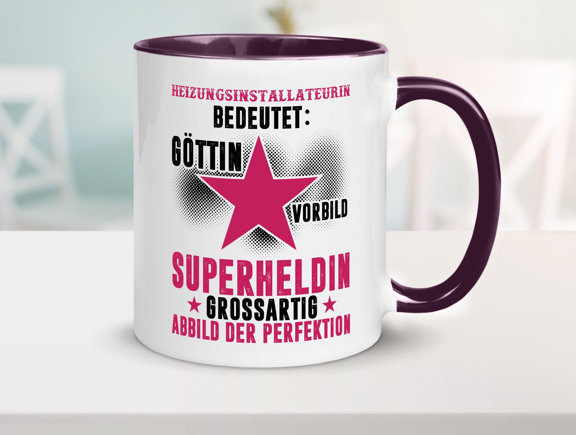 Bedeutung von Heizungsinstallateurin | Heizung Humor Geschenkidee Tasse