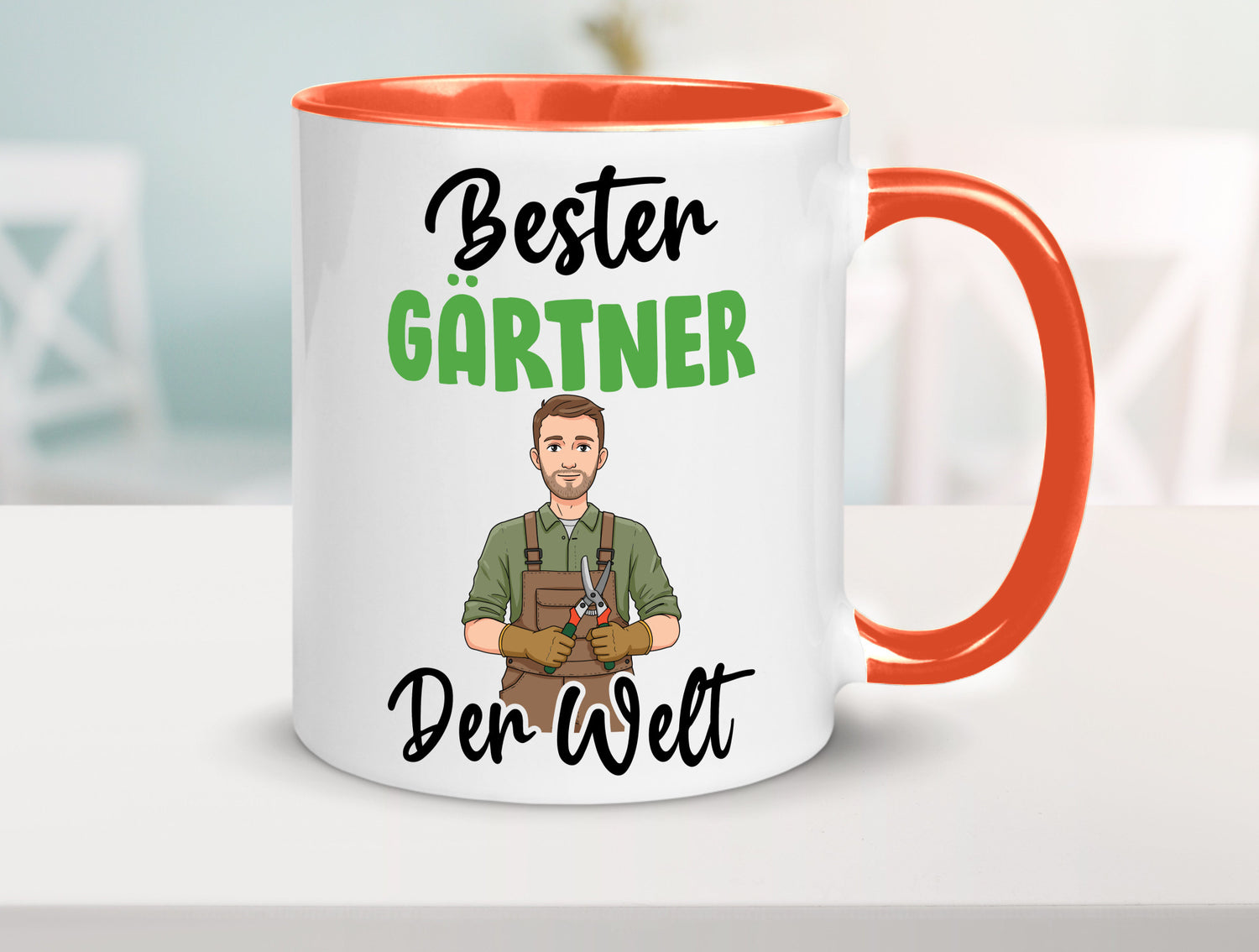 Bester Gärtner | Gartenbau v2 Geschenk Humor Geschenkidee lustiger Spruch Tasse