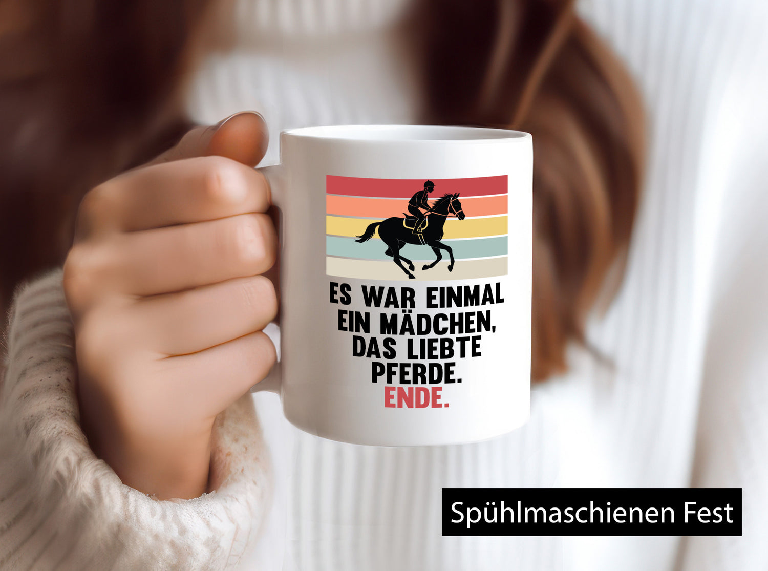 Es war einmal ein Mädchen das Liebte Pferde | lustig Humor Geschenkidee