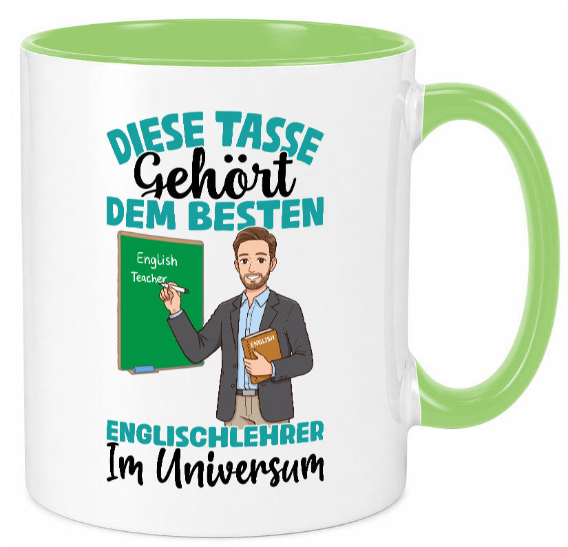 Im Universum: Englischlehrer | Schule Englisch lustiger Spruch Geschenk Humor Tasse