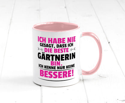 Die Beste Gärtnerin | Gartenbau lustiger Spruch Geschenk Humor Geschenkidee