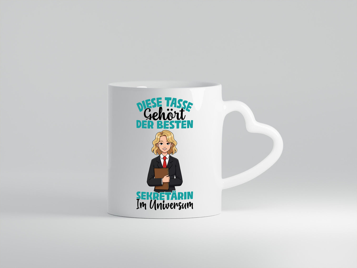 Im Universum: Sekretärin | Büro lustiger Spruch Geschenk Arbeit Kollegen Tasse
