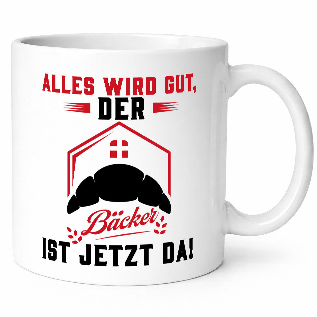 Der Bäcker ist jetzt da | Bäckerrei Geschenk Humor Geschenkidee lustiger Spruch