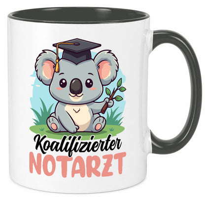 Koalifizierter Notarzt | Arzt Geschenk Humor Geschenkidee lustiger Spruch Tasse