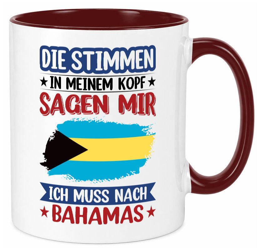 Bahamas | Urlaub Stimmen in meinem Kopf Traumland Geschenk Humor Geschenkidee