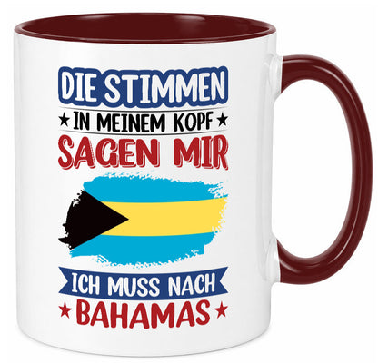 Bahamas | Urlaub Stimmen in meinem Kopf Traumland Geschenk Humor Geschenkidee