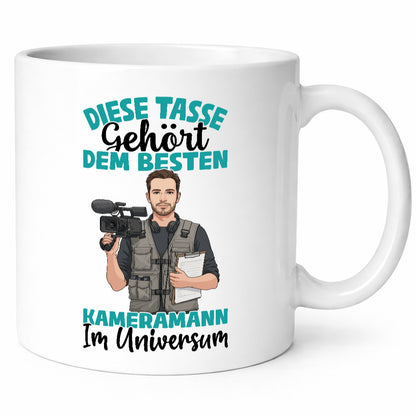 Im Universum: Kameramann | Kamera Humor Geschenkidee Tasse