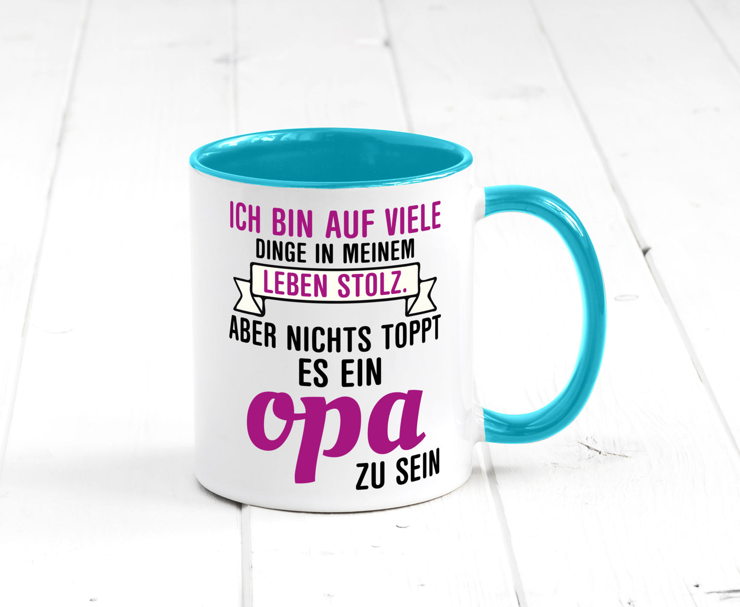 Opa Tasse | Stolzer Großvater Vatertag Enkelkinder Geschenk Familie