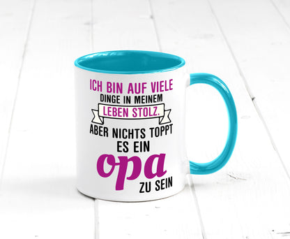 Opa Tasse | Stolzer Großvater Vatertag Enkelkinder Geschenk Familie