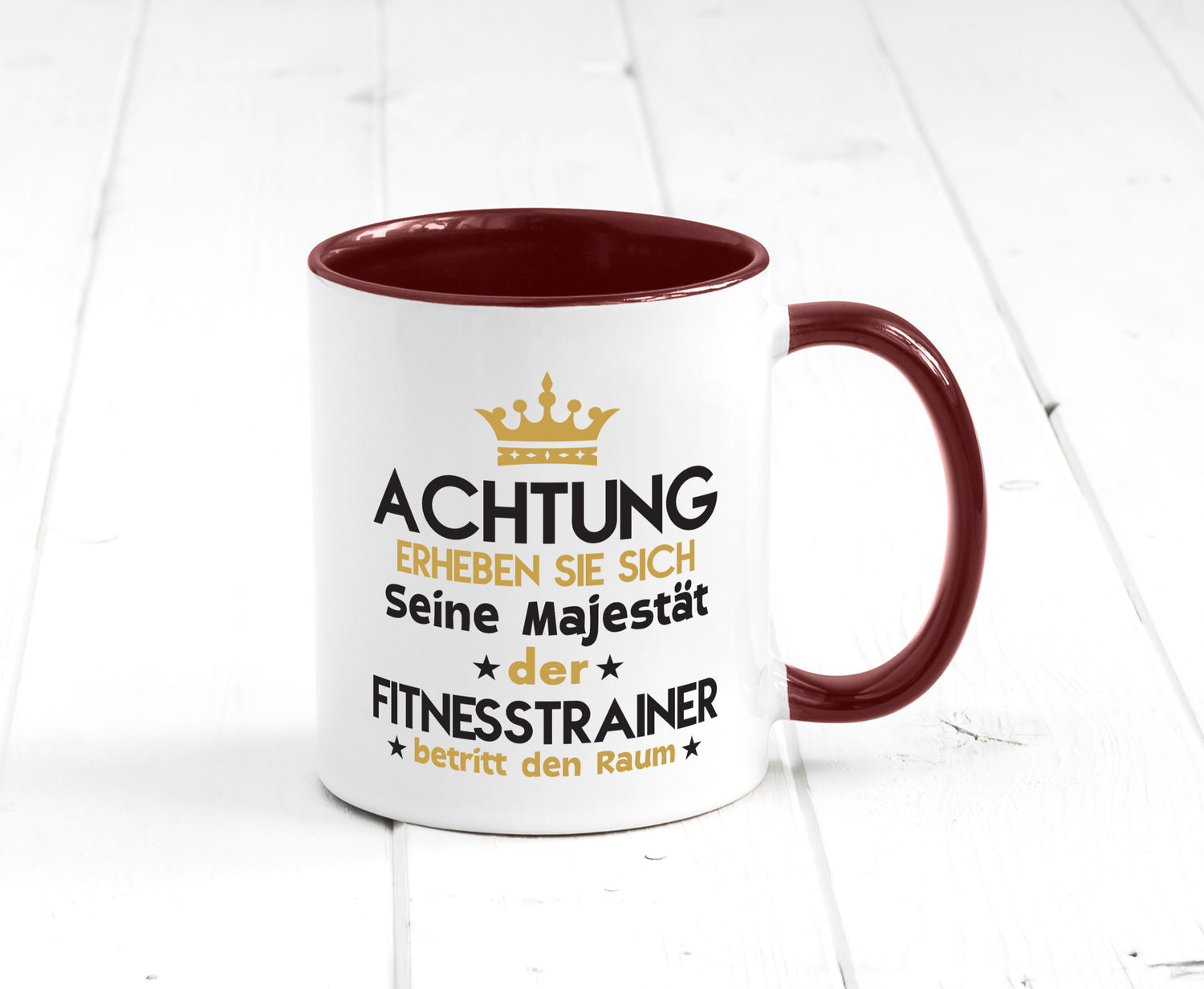 Seine Majestät Fitnesstrainer | Personal Trainer Sport lustiger Spruch Geschenk