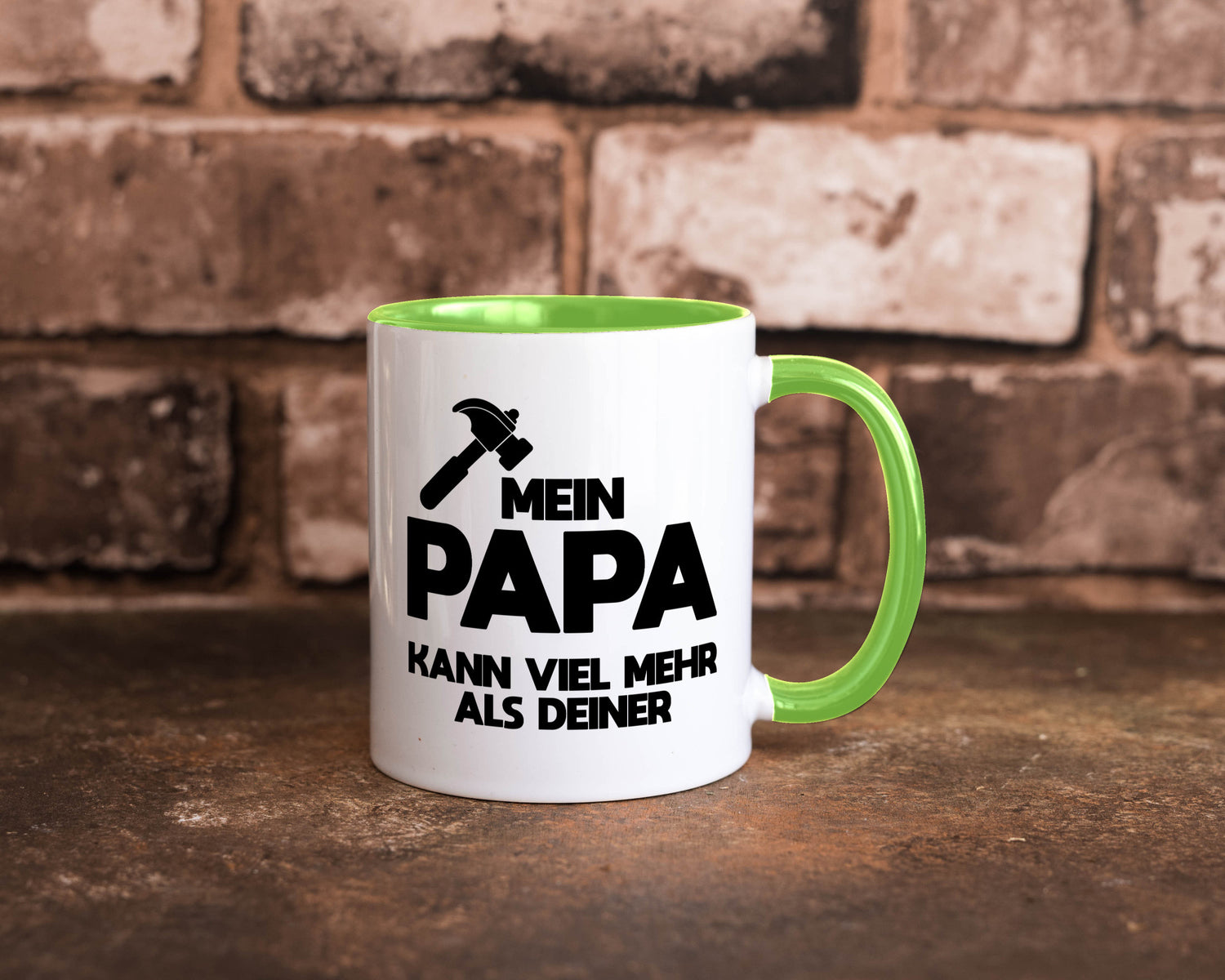 Mein papa kann viel mehr als deiner | Bester lustiger Spruch Geschenk Humor