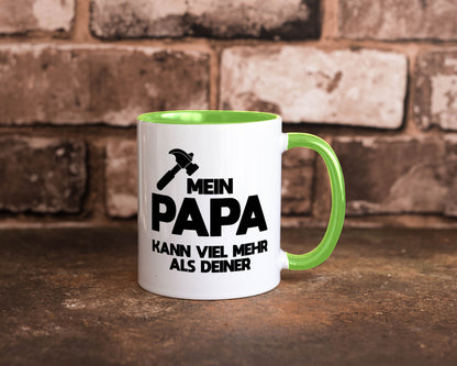 Mein papa kann viel mehr als deiner | Bester lustiger Spruch Geschenk Humor