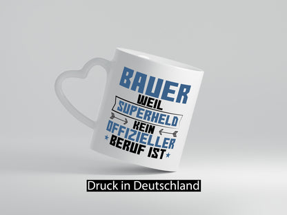 Superheld Bauer | Bauernhof Landwirtschaft lustiger Spruch Geschenk Humor
