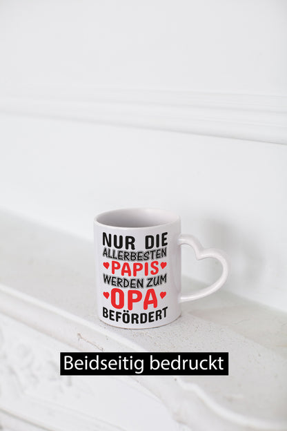 Beförderung zu Opa | Papa Tasse allerbeste Papis Geschenkidee Familie Humor