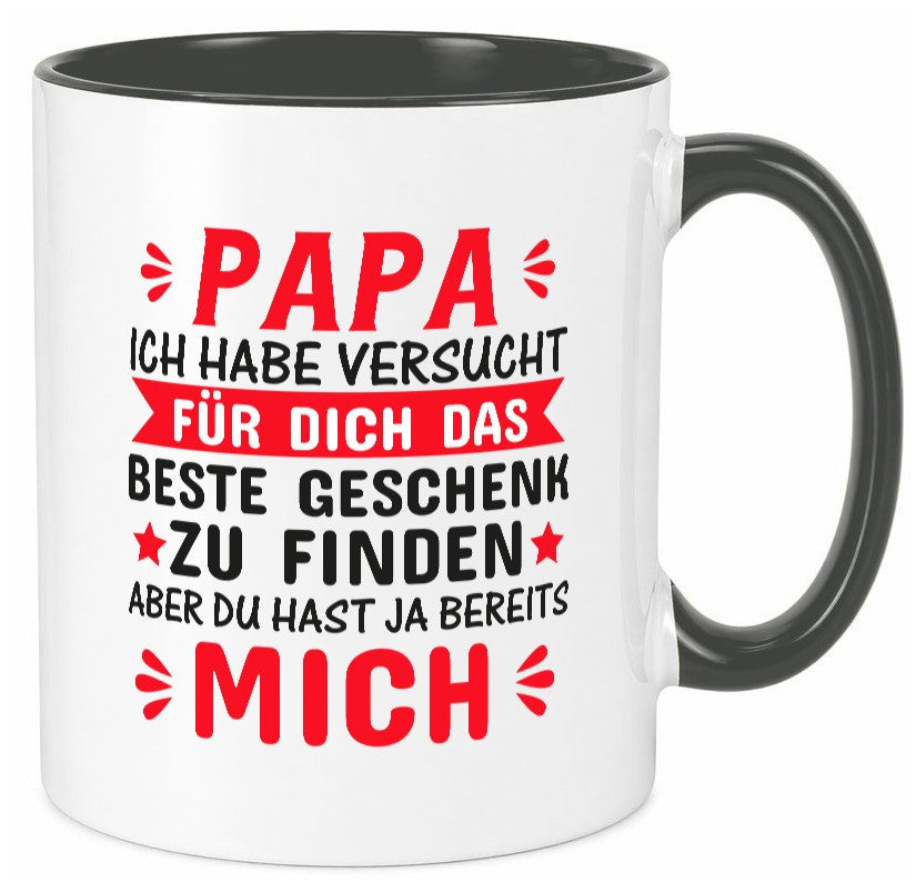 Bestes Geschenk für Papa | Vatertag Tasse Kinder Familie Geschenkidee lustiger