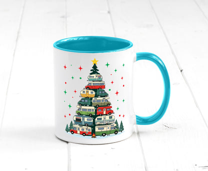 Camper | Camping Weihnachten Fahrzeuge Baumlichter v2 lustig Humor Geschenkidee