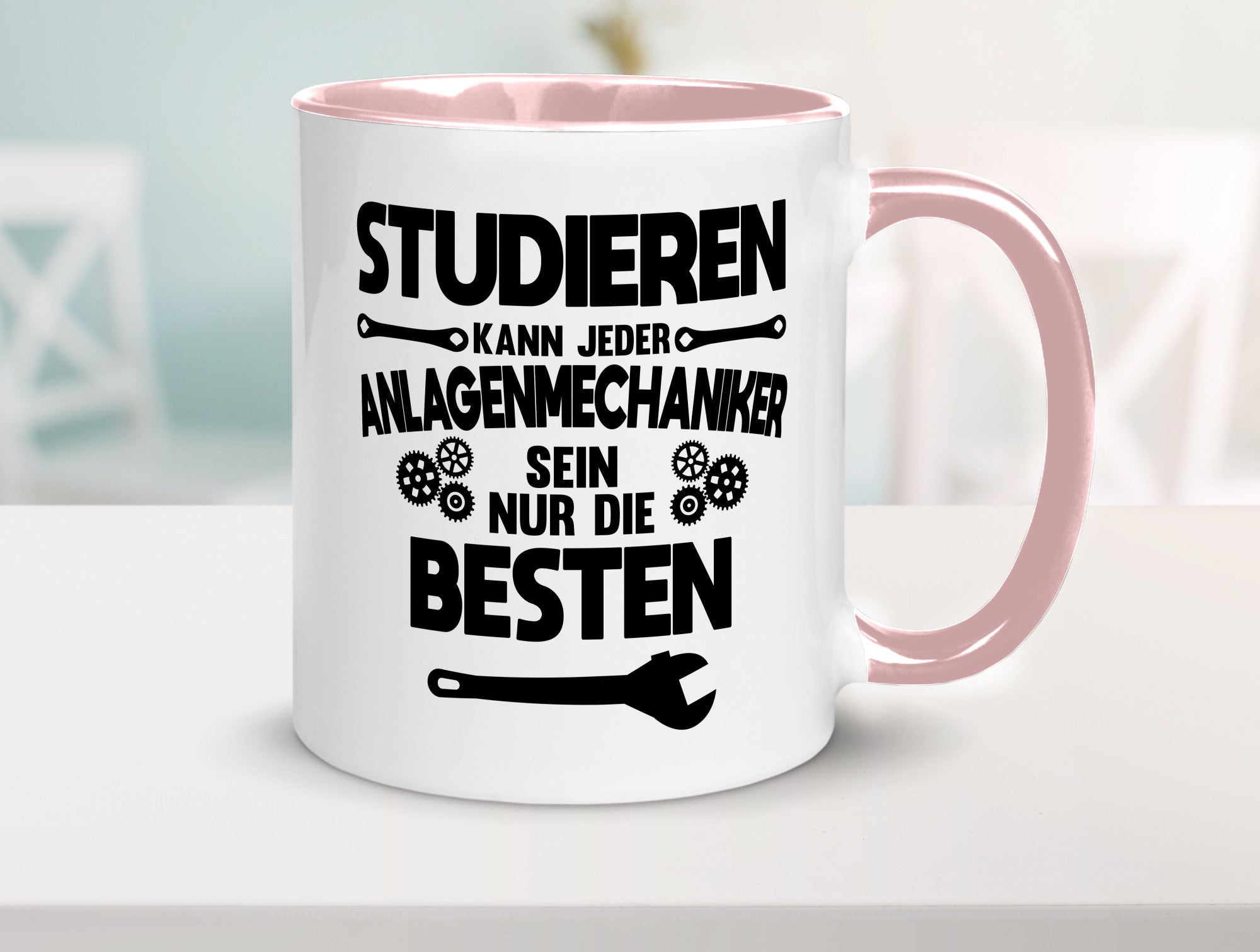 Nur die besten werden Anlagenmechaniker Humor Geschenkidee Tasse