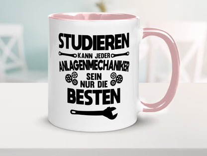 Nur die besten werden Anlagenmechaniker Humor Geschenkidee Tasse